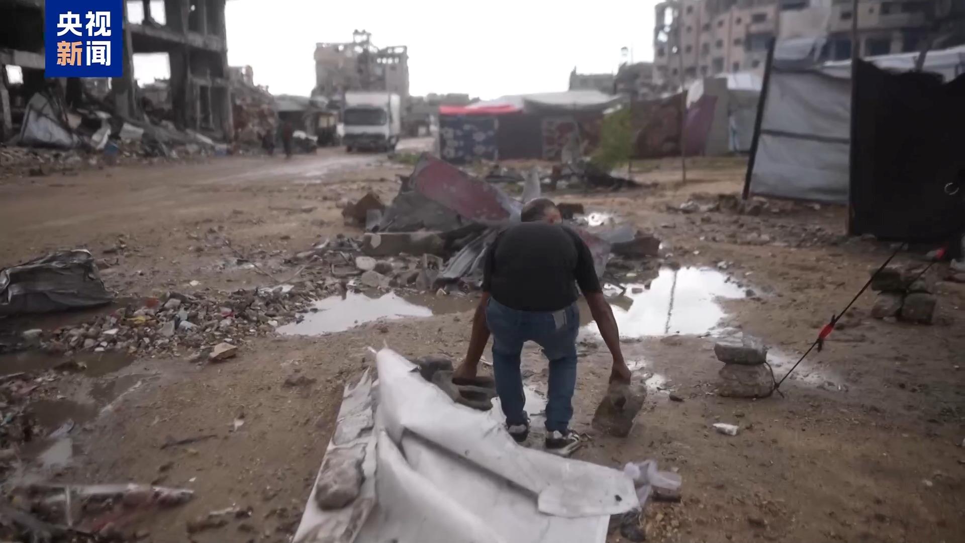 加沙地带遭遇严寒天气 造成儿童在内多人死亡