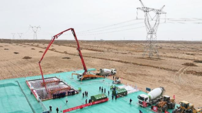 Gansu-Zhejiang Power Project Begins Construction in Gansu, Expanding West-to-East Transmission Channels