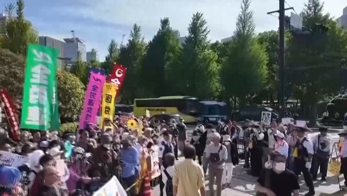 总台记者观察丨日本政府一系列危险动向引发强烈反对