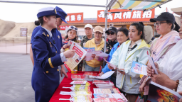 张掖消防深入景区开展宣传活动
