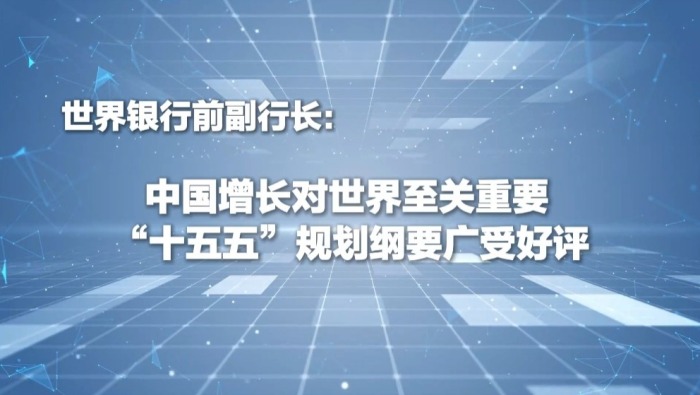 世界银行前副行长：中国“十五五”规划纲要广受好评