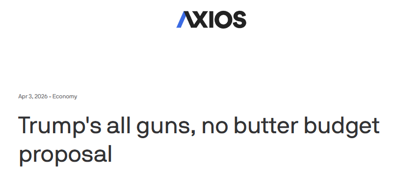 深观察 | 只有大炮，没有黄油：白宫预算暴露美国危险转向