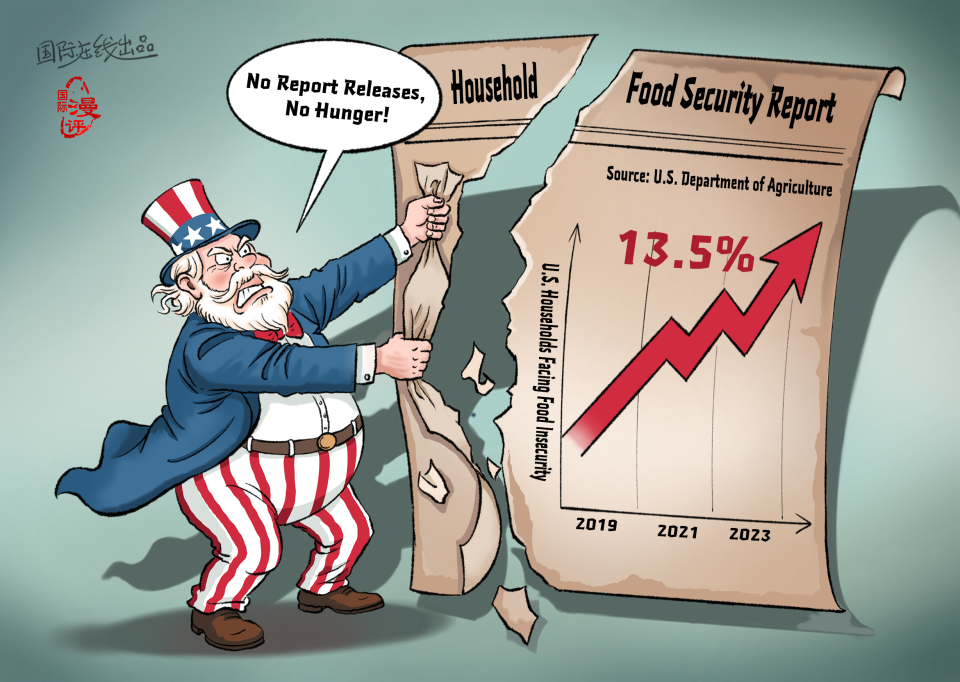 【Editorial Cartoon】The Great Hunger Vanishing Act_fororder_解决”饥饿的新方案（英）
