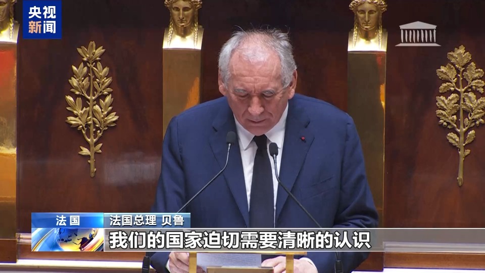 法国政府未通过信任投票 总理贝鲁被迫辞职