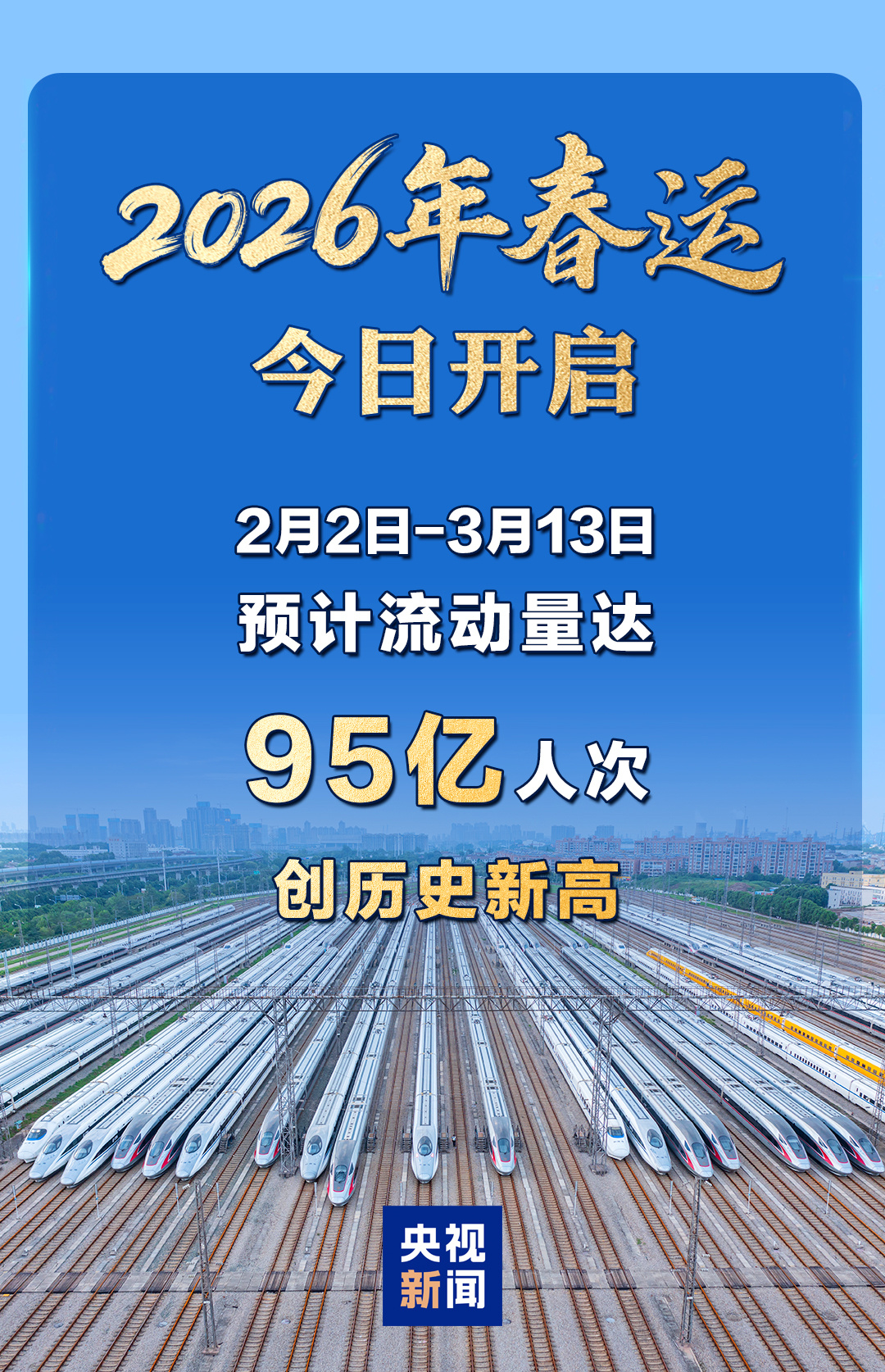 2026年春运今日开启 这些实用信息出行必看
