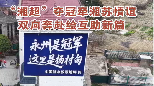 湘超夺冠牵湘苏情谊 双向奔赴绘互助新篇_fororder_7