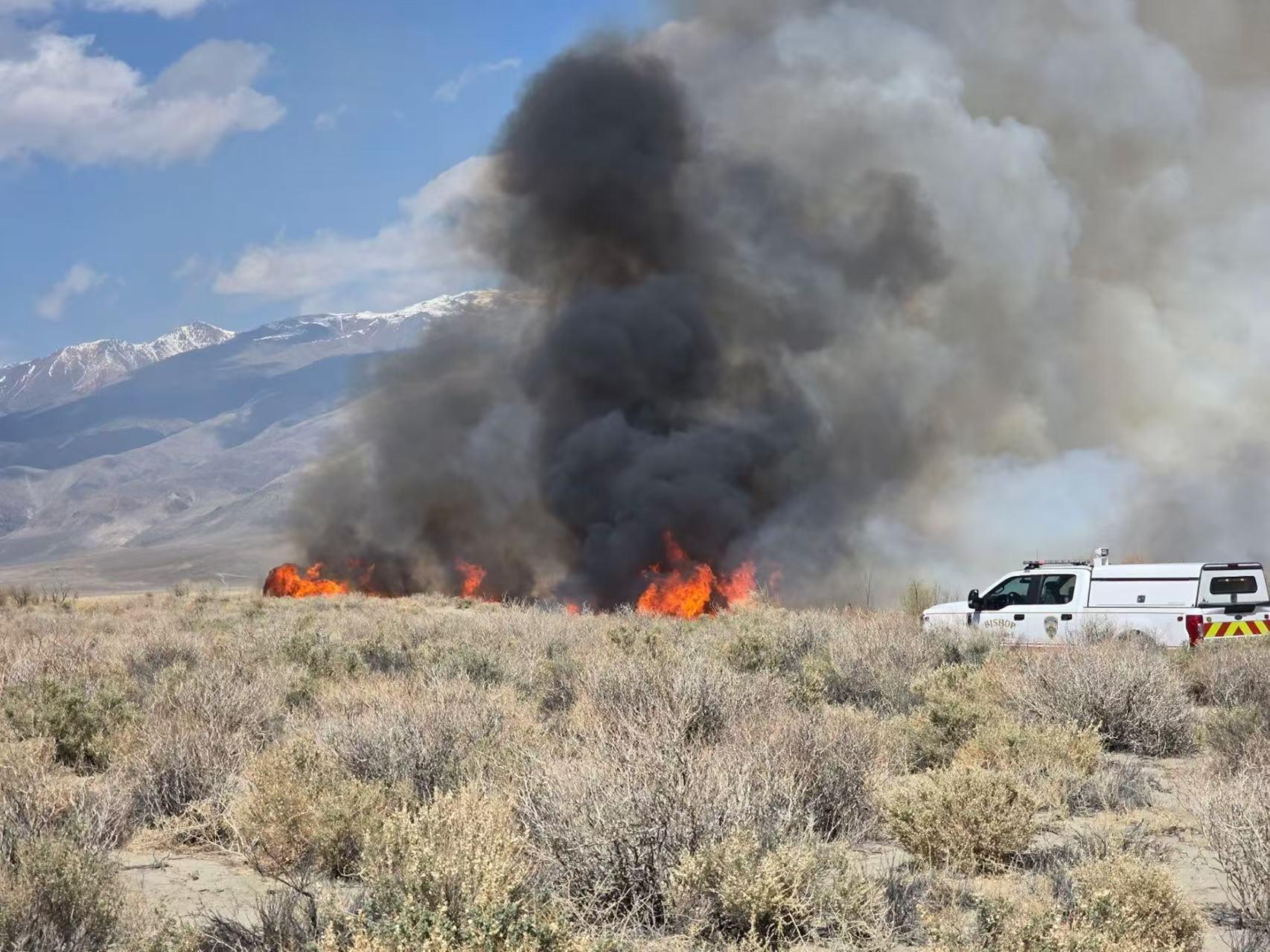 美国加州野火蔓延 部分居民被迫撤离