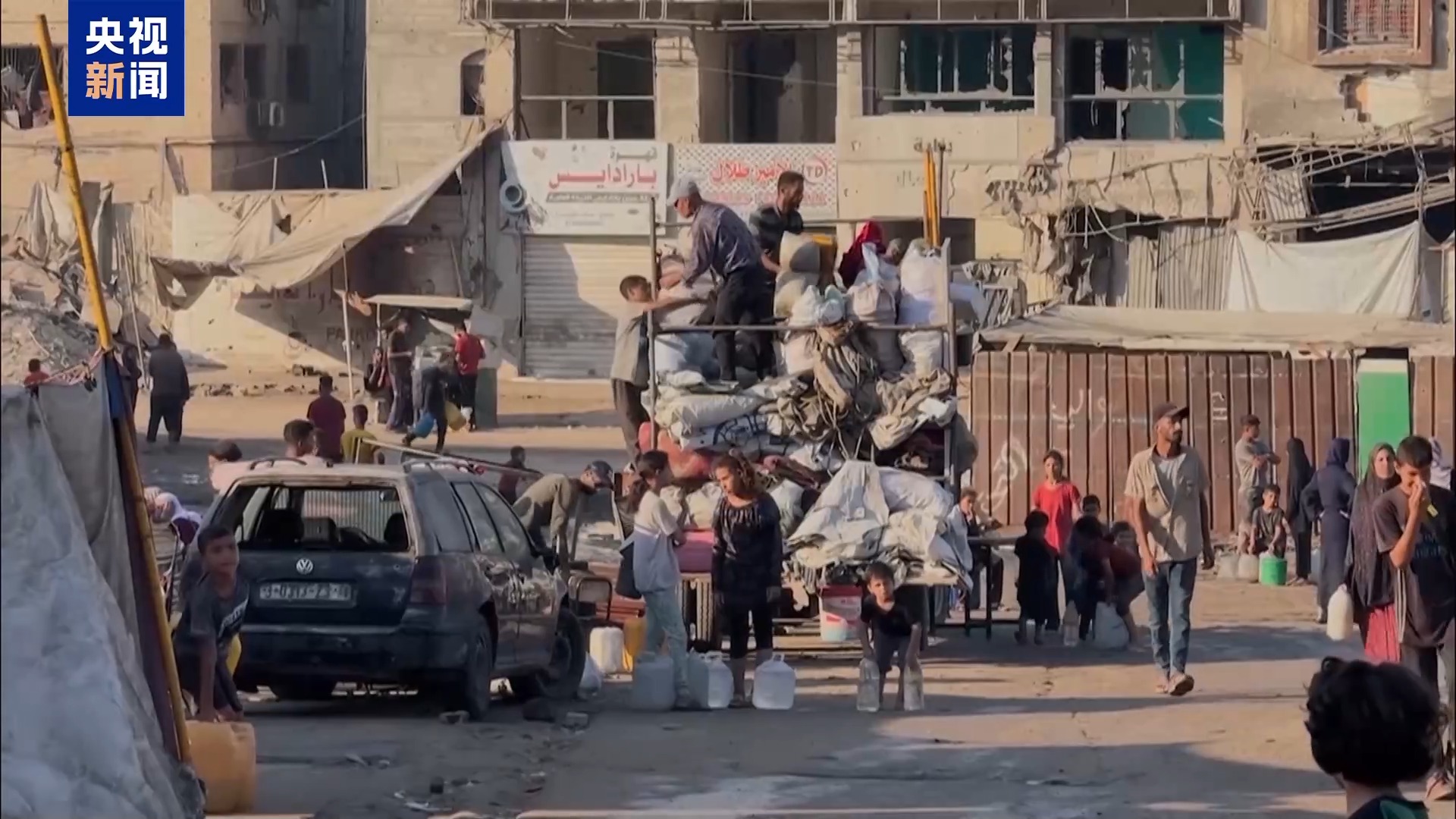 以军要求强制迁移 加沙居民逃难路上危机四伏