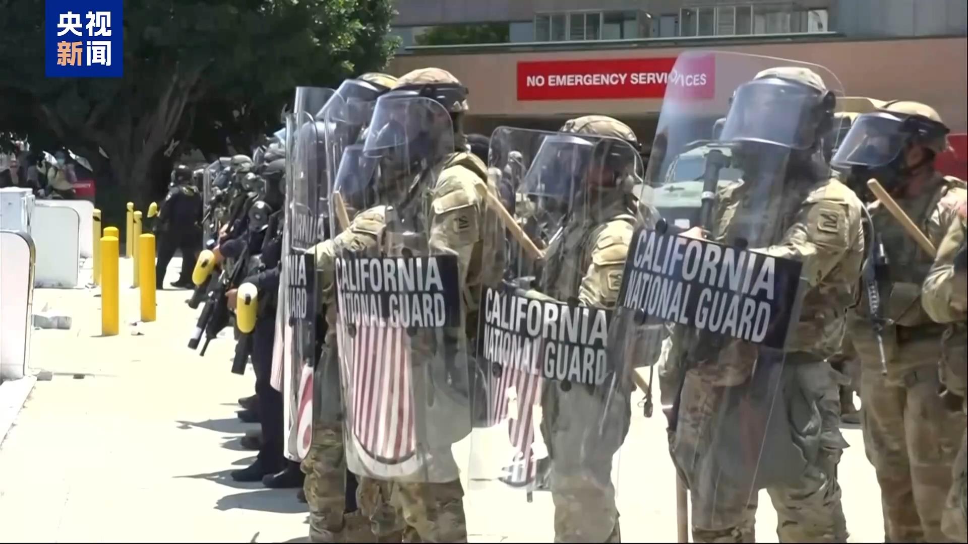 美国国民警卫队称已将拘留民众移交给执法部门