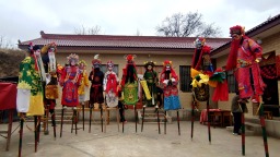 天水清水：高跷起舞庆盛世 社火巡游贺新春