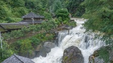 湖南新化大熊山：瀑影叠翠映仙踪