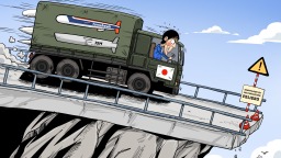 【Caricatura editorial】Avanzando a toda velocidad hacia el abismo