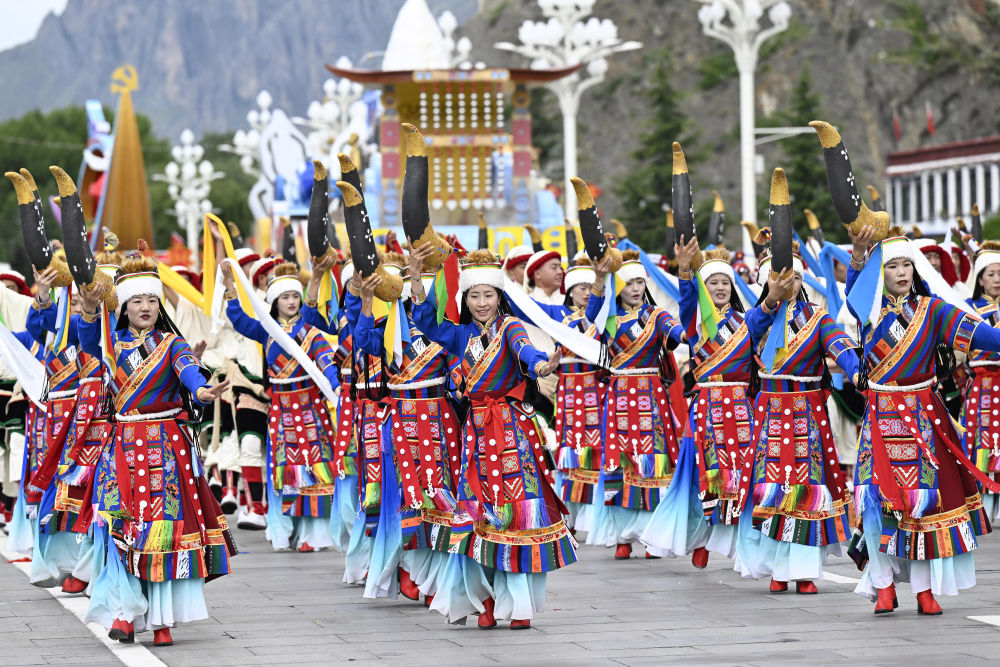 高清大图丨西藏自治区成立60周年庆祝大会现场直击