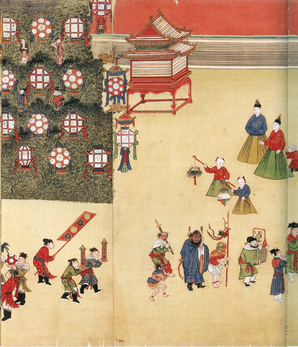 明代版的“火树银花不夜天”,穿越到古画中去看灯