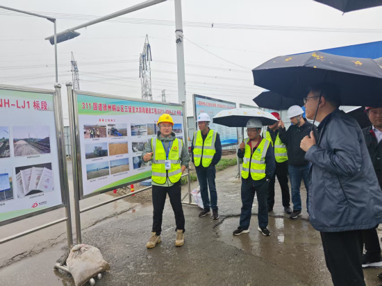徐州市外环公路西南环项目举办施工观摩交流会_fororder_图片 1