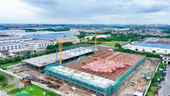 泰州海陵高新区:抢抓施工窗口期 项目现场热火朝天