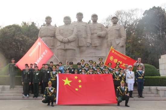 传承红色文化 厚植家国情怀 徐州市鼓楼区人武部注重强化学校国防教育_fororder_图片 1