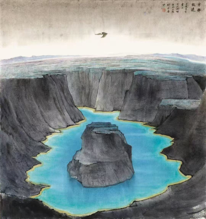 “以艺通心——中美艺术家画美国名胜风景作品展”旧金山公立图书馆开幕_fororder_20250901_103600_010