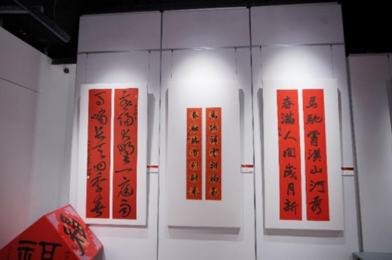 跃马争春 江苏书法名家楹联作品展南京举办_fororder_IMG_2152