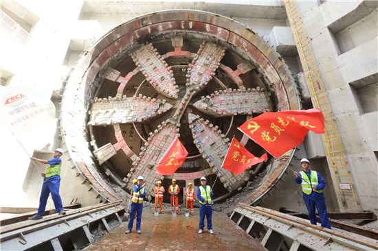 “通甬园梦号”盾构机高效精准掘进 “中国城市高铁第一隧”首段贯通_fororder_图片25