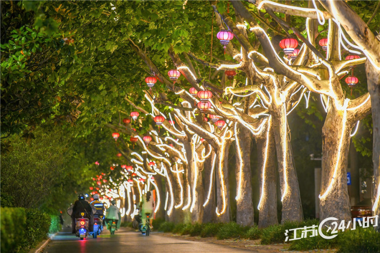 宿迁：亮化工程点亮城市夜色