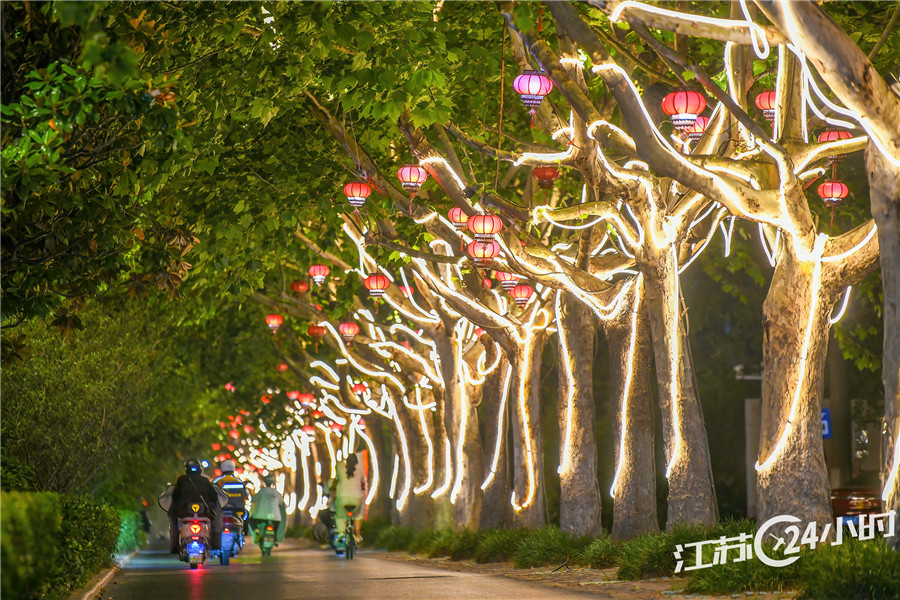 宿迁：亮化工程点亮城市夜色