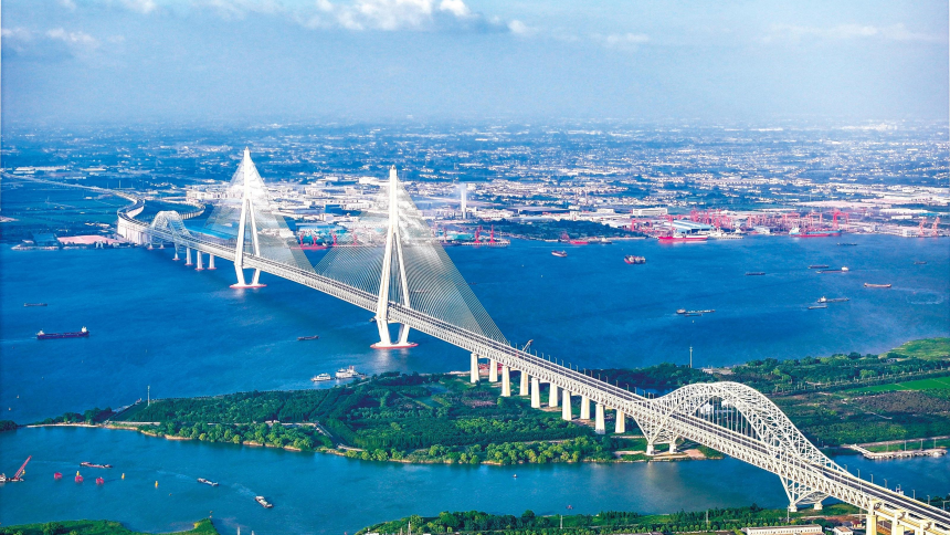 又一座世界级大桥建成！常泰长江大桥通车，常泰两地20分钟直达
