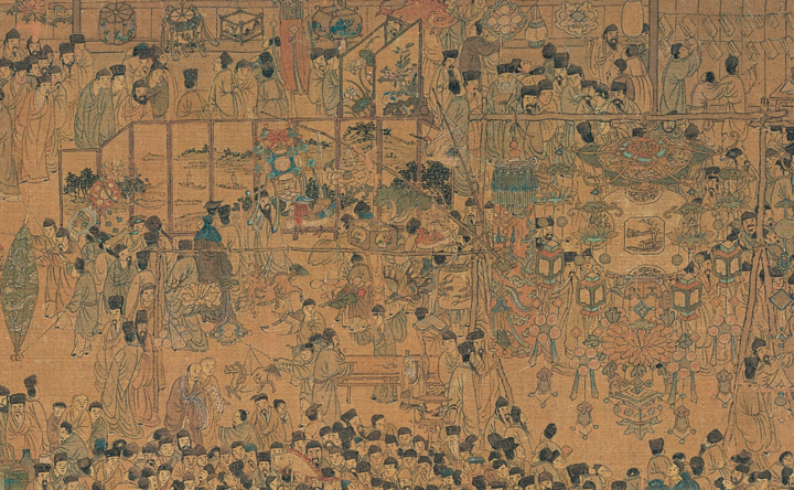 明代版的“火树银花不夜天”,穿越到古画中去看灯