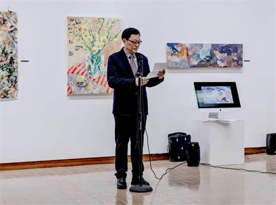 以艺通心——中美艺术作品展在艾比林基督大学圆满启幕_fororder_640 (6)