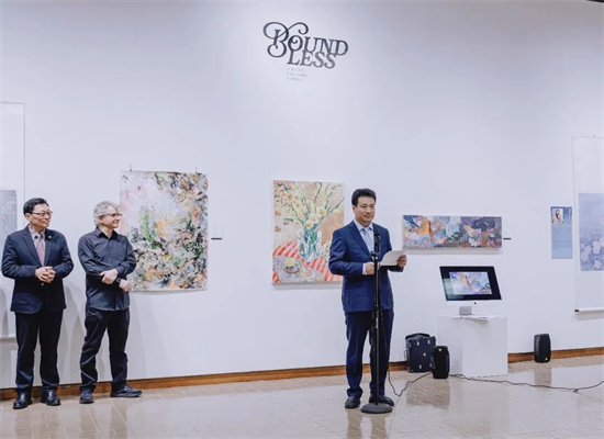 以艺通心——中美艺术作品展在艾比林基督大学圆满启幕_fororder_640 (5)