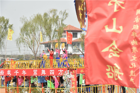 泰州兴化戴南“非遗文化墙”成为“水上赛道”新景观_fororder_图片7