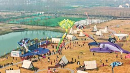 全国风筝邀请赛（海州站）启幕