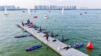 以桨为翼，逐浪而行！2025苏州独墅湖院校桨板争霸赛举行