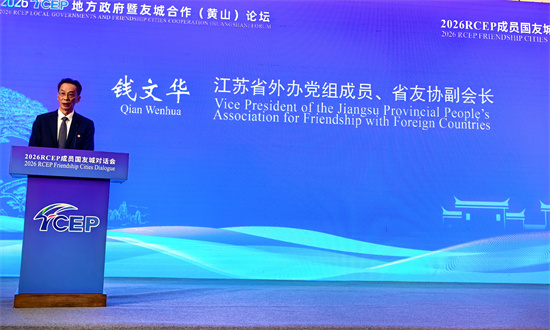 江苏省友协副会长钱文华出席2026RCEP成员国友城对话会