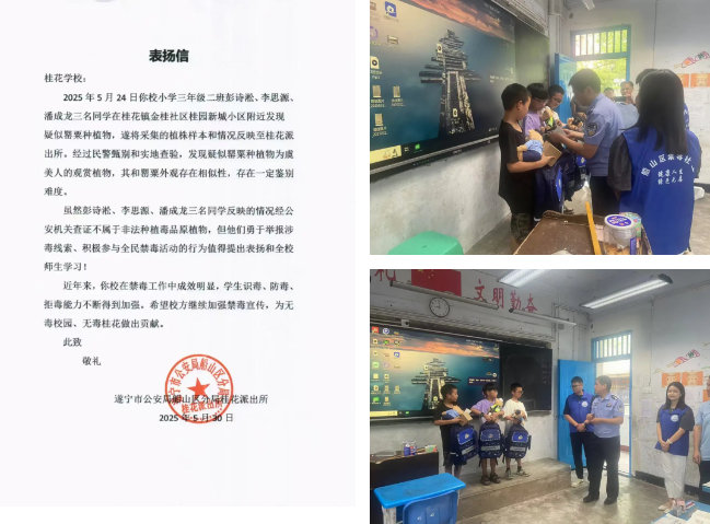 遂宁三名“小孩哥”“立功”了 手写“举报信”获民警公开表扬