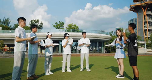 The “World Games Superior Athlete Squad” Gather in Chengdu’s Jinniu District to Experience the Deep Integration of Culture, Business, Tourism, and Sports_fororder_飞盘体验现场