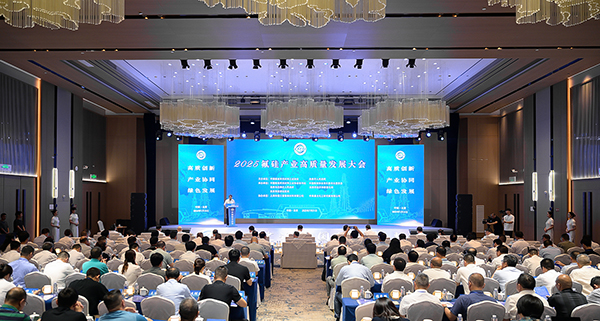 2025氟硅产业高质量发展大会举行 自贡获“中国绿色氟都”称号_fororder_大会现场（摄影-廖志全）