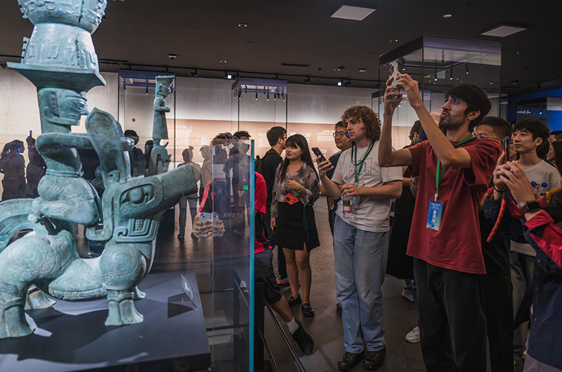 国际主播网红三星堆“奇遇记”：解锁古蜀密码 畅谈文化传播_fororder_图片 2