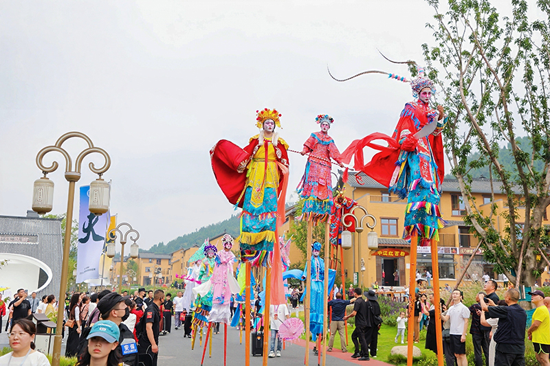德阳中江：非遗与乡村旅游体验周在挂面村启幕_fororder_非遗巡游