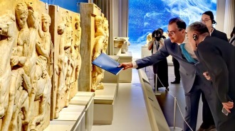 “古希腊的旅程——希腊考古出土文物精品展”在三星堆博物馆启幕