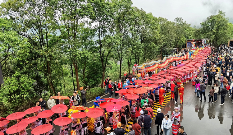 2025年四川·兴文苗族花山节在宜宾兴文石海景区启幕_fororder_盛装巡游现场-摄影-高学兵