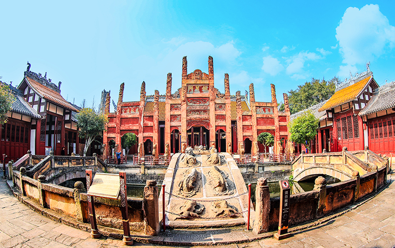 “盐都遗韵”叶卫东镜头里的自贡古建筑与历史记忆_fororder_5富顺文庙（摄影-叶卫东）