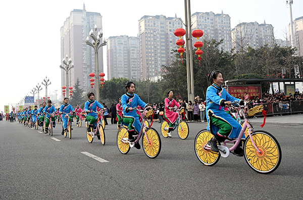 “我们的年，世界的年，到绵竹过中国年”第二十四届绵竹年画节开幕