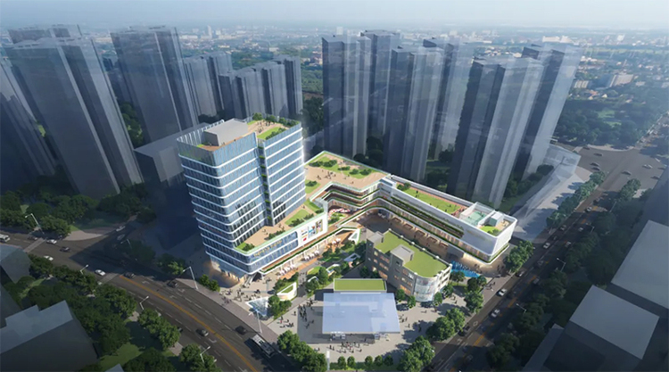 挂图作战 简阳市解放路智慧邻里中心项目取得新进展