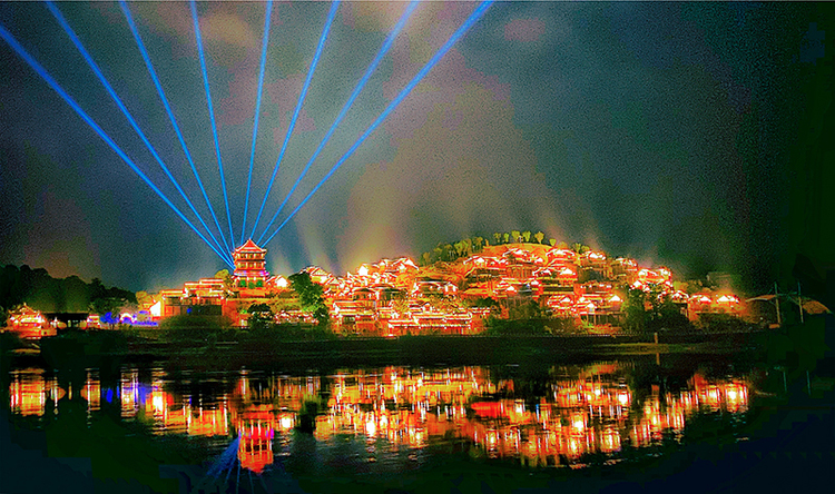 金堂年·最天府|五凤溪·《水龙吟》文旅项目元旦主题节庆活动在成都金堂举行