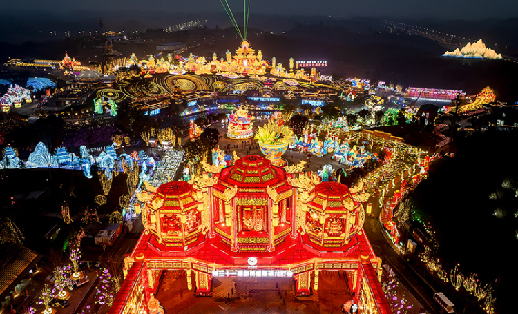 Voting for “Most Popular Lantern Groups” at the 31st Zigong International Dinosaur Lantern Festival in Full Swing_fororder_图片1