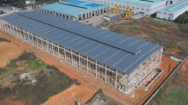 从“地下聚宝”到“地上兴业” 眉山丹棱县项目建设热潮涌动_fororder_西钴航空发动机零部件模具项目主体建筑