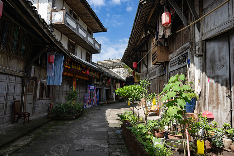 金秋时节游自贡沿滩 开启趣游畅购文旅新玩法_fororder_5古色古香仙市古镇（摄影-廖志全）