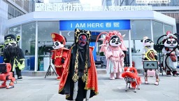 “机械天团”花式亮活儿超吸睛 “商圈IP+自研机器人”互动体验展亮相成都春熙路