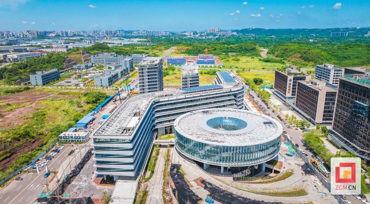 自贡高新区南岸之芯建设提速 二期总体已完成约80%